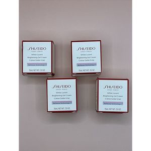 LOT OF 4 - Shiseido White Lucent Brightening Gel Cream Travel Size 0.53 oz 15ml